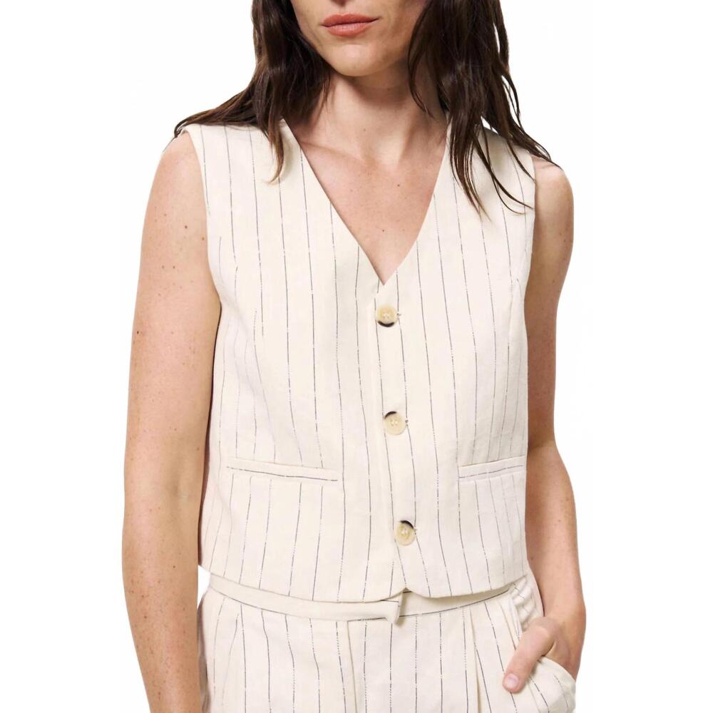 NEW FRNCH ersilia vest in beige